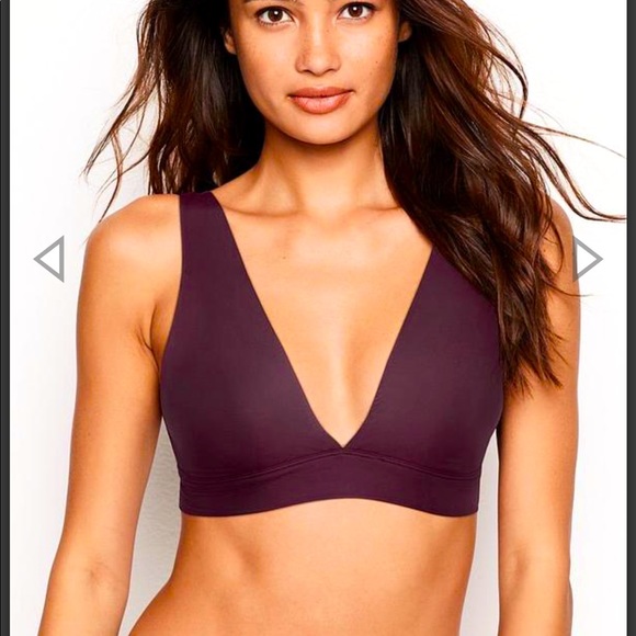 Victoria's Secret Other - Victorias Secret Bralette in burgundy(purple red mix)